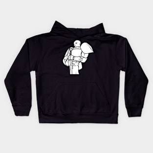 Knight Paladin (White): A Fantasy Design Kids Hoodie